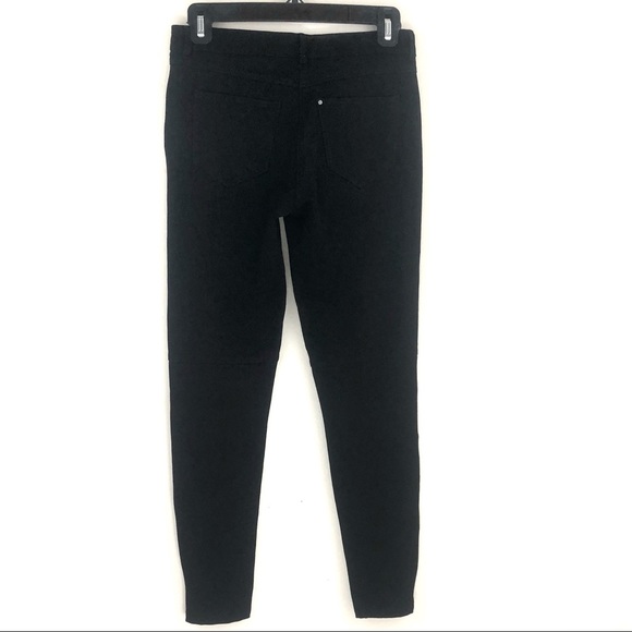 H&M | Black Moto Biker Skinny Jeans - Picture 3 of 8